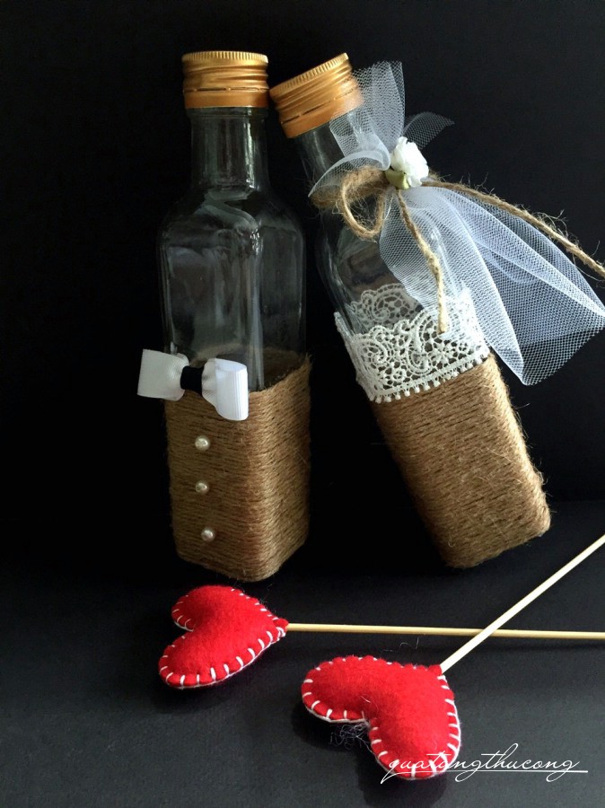 Combo bình cô dâu & chú rể - Model 3